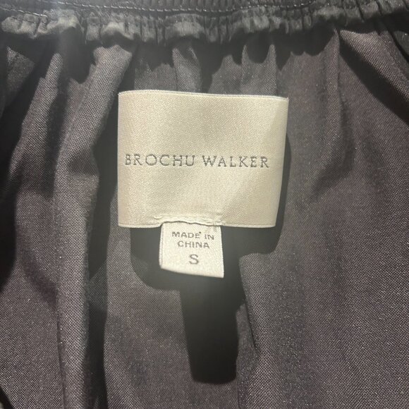 NEW BROCHU WALKER Amaia Dress in Washed Black -- size SMALL - Picture 9 of 9